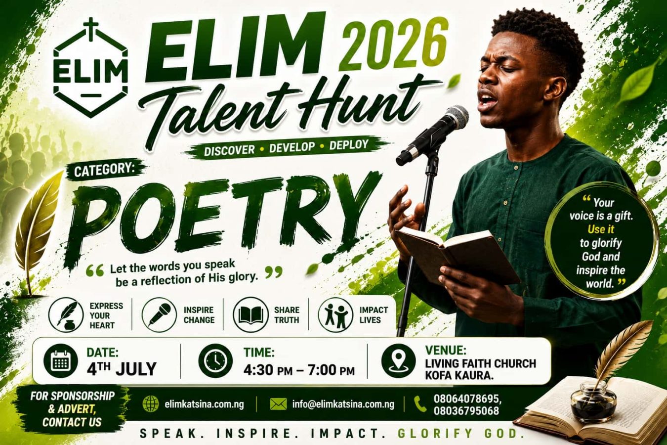 Poetry Night — An Evening of Words and Worship